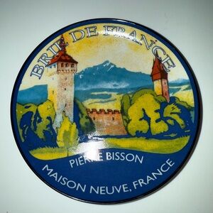 PIER 1 IMPORTS Porcelain Cheese Course Plates 6-1/2" Diameter - Small  Plate